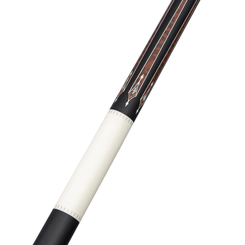 Energy By Players Matte White/Black with Thuya Burl Wrapless Cue