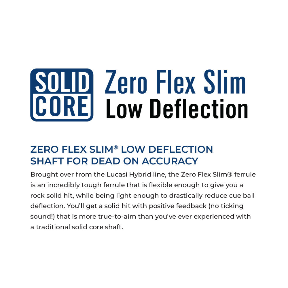 LUCASI Duo Half Paint/Half Exotic Wood Series Pool Cue