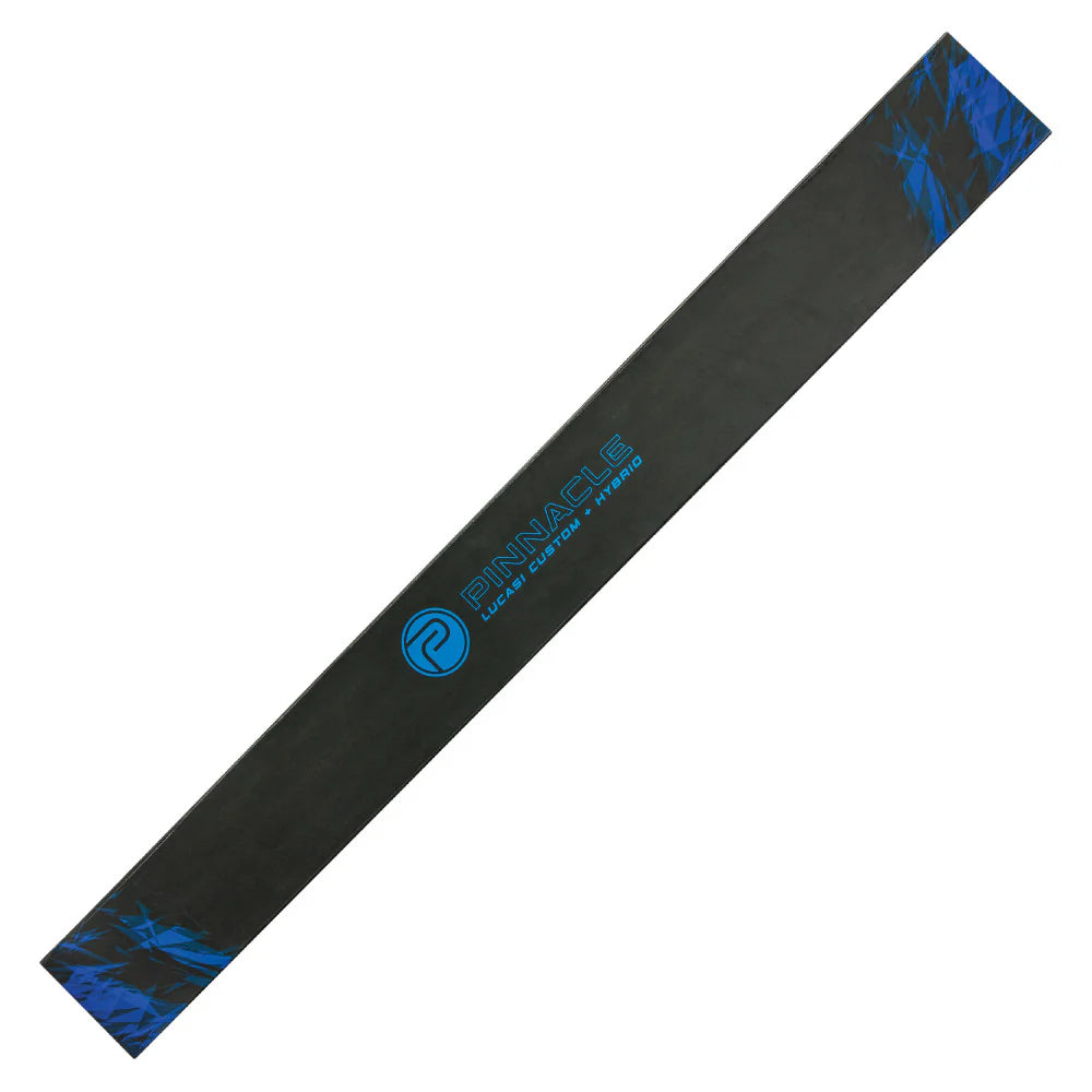 Lucasi Pinnacle Black/Imitation Bone Cue With Carbon Fiber Tech Shaft