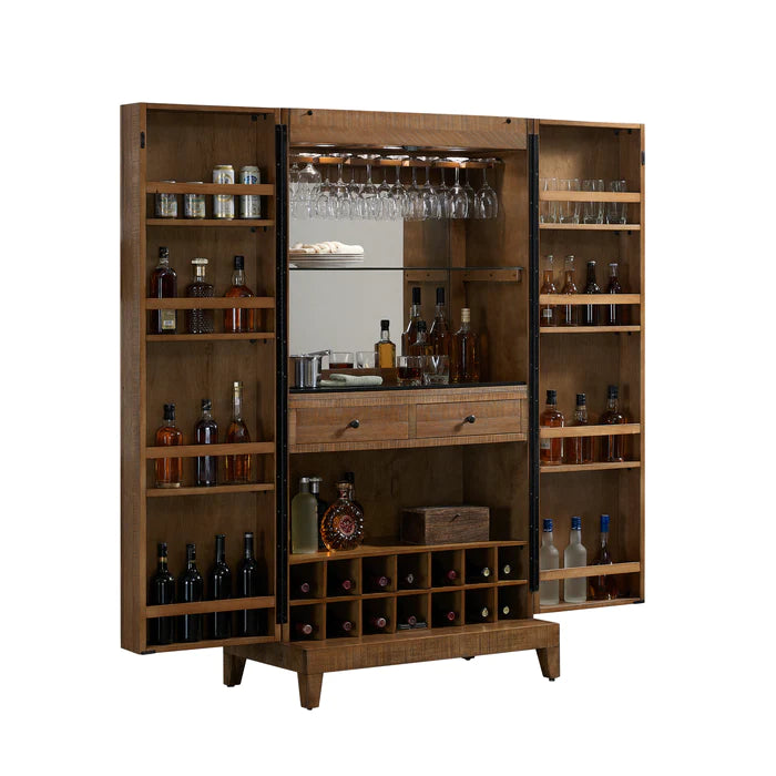 BRAXTON WINE CABINET (RECLAIMED WOOD)