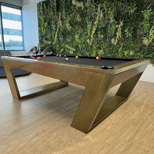 White Billiards Valenti Modern Slate Pool Table