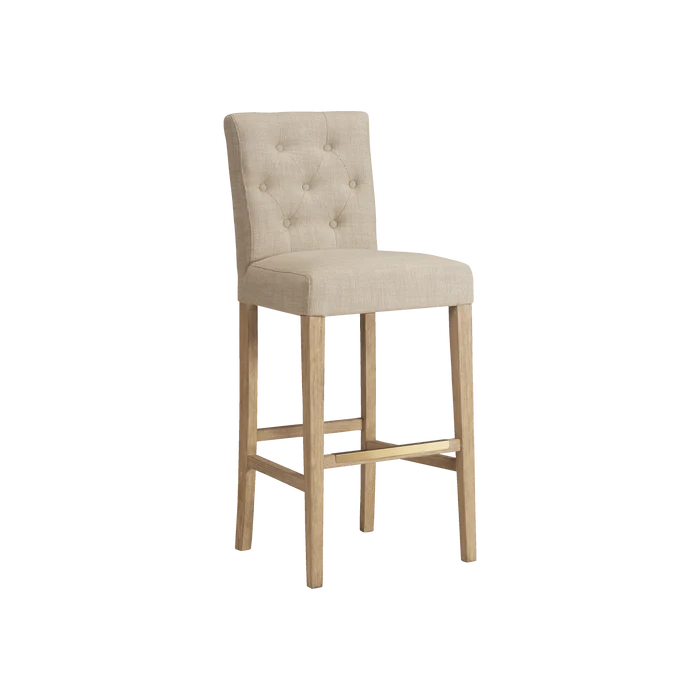 PORT ROYAL BAR HEIGHT STOOL (WHITE OAK)