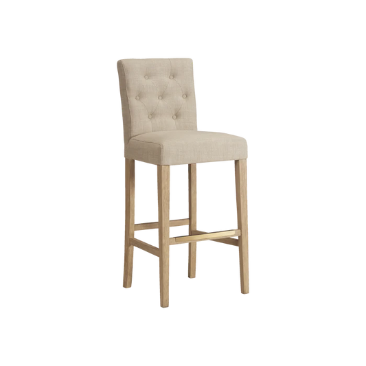 PORT ROYAL BAR HEIGHT STOOL (WHITE OAK)