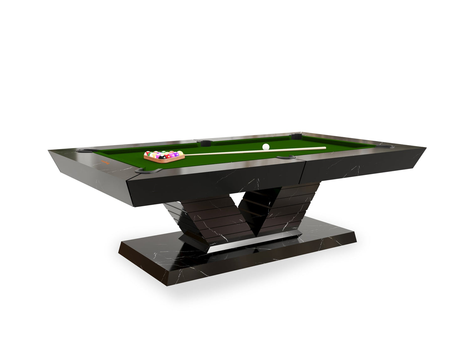 Stoner Pool Table - White Billiards