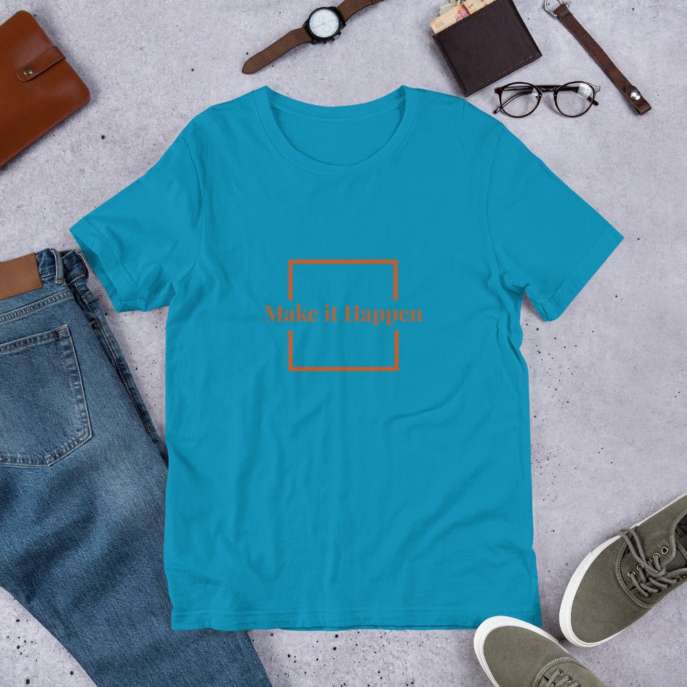 Make It Happen Unisex Soft T-Shirt - White Billiards