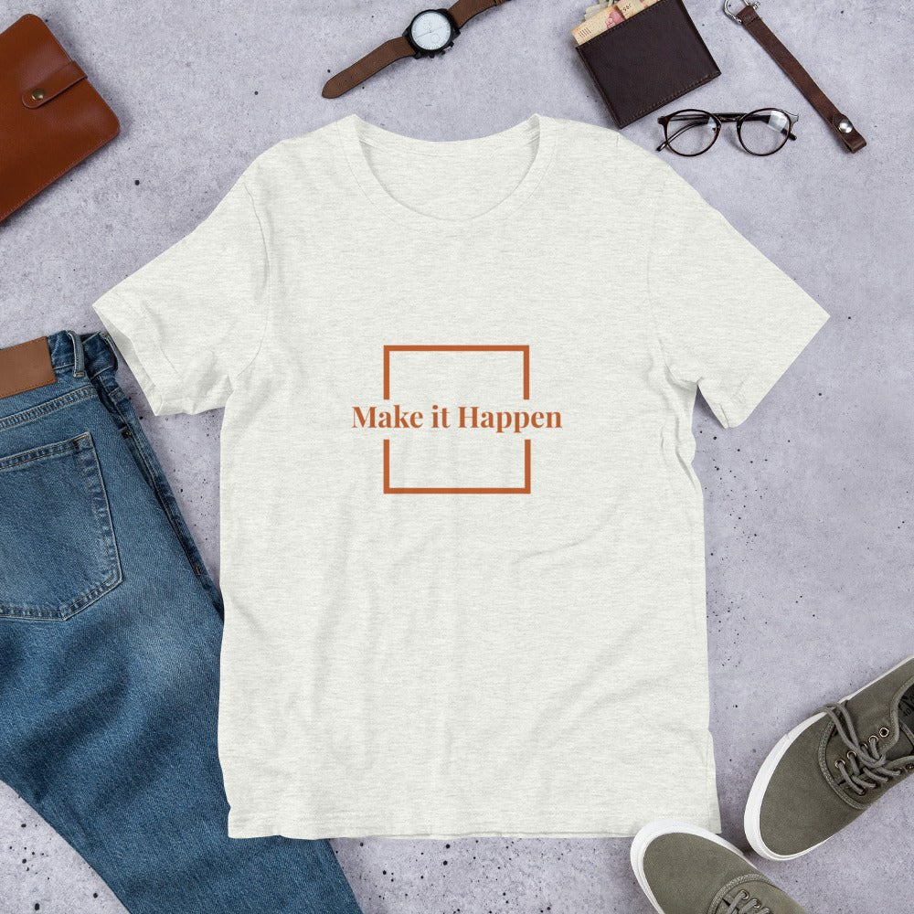 Make It Happen Unisex Soft T-Shirt - White Billiards