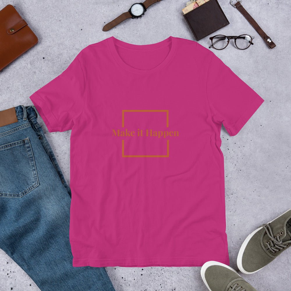 Make It Happen Unisex Soft T-Shirt - White Billiards