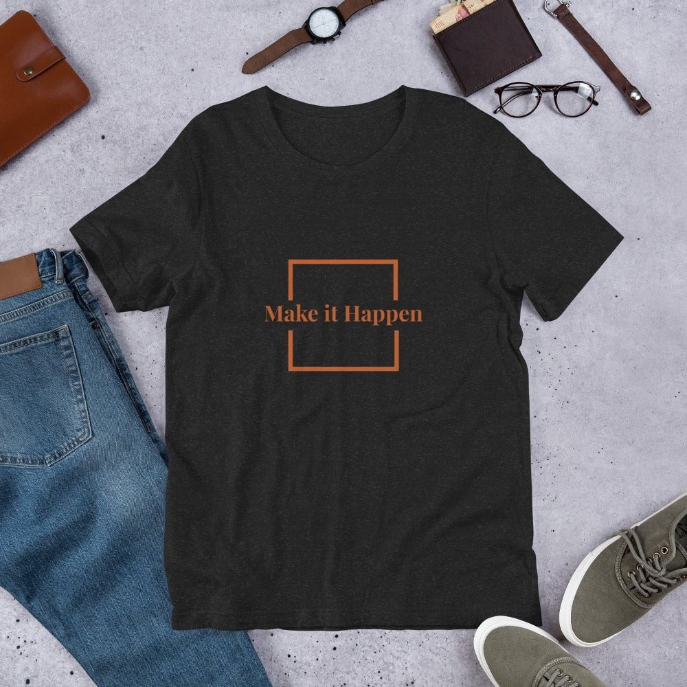 Make It Happen Unisex Soft T-Shirt - White Billiards