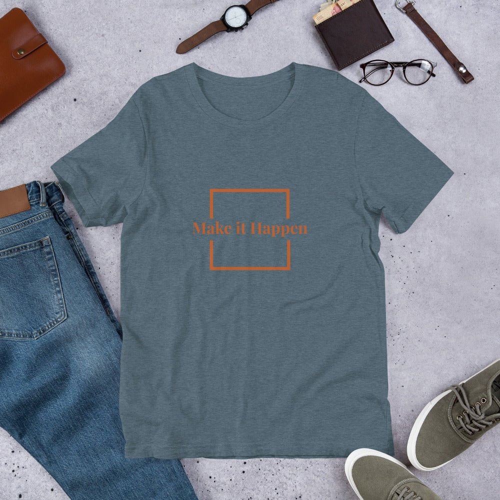 Make It Happen Unisex Soft T-Shirt - White Billiards