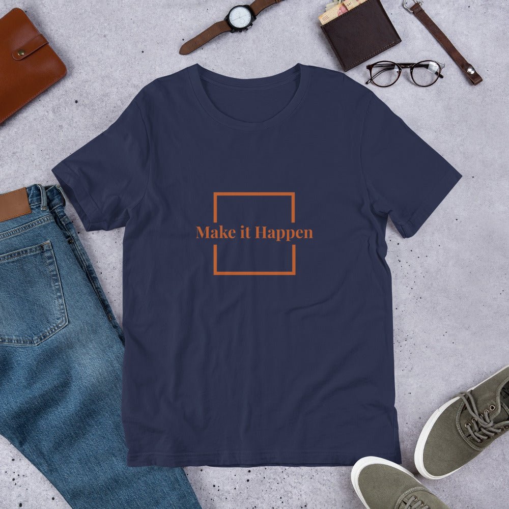 Make It Happen Unisex Soft T-Shirt - White Billiards