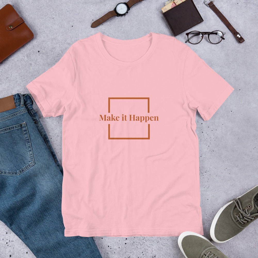 Make It Happen Unisex Soft T-Shirt - White Billiards