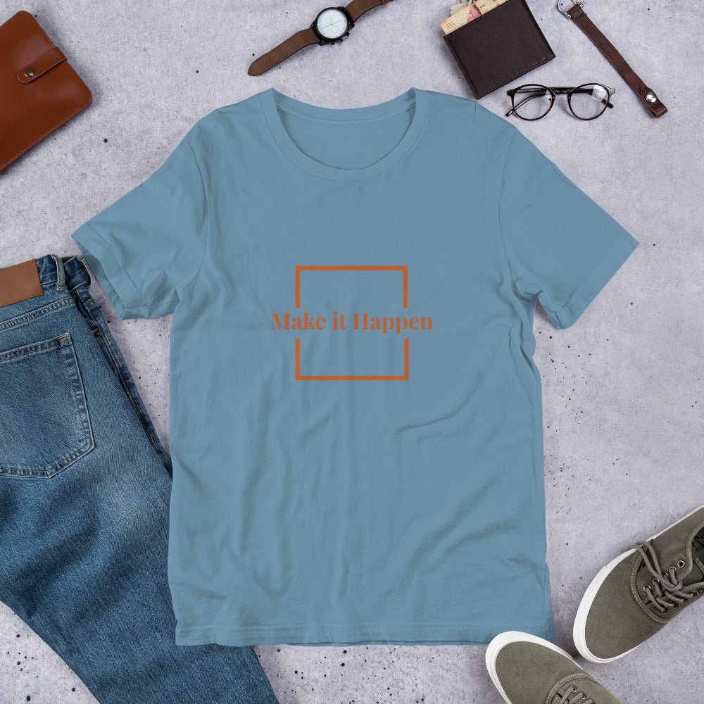 Make It Happen Unisex Soft T-Shirt - White Billiards