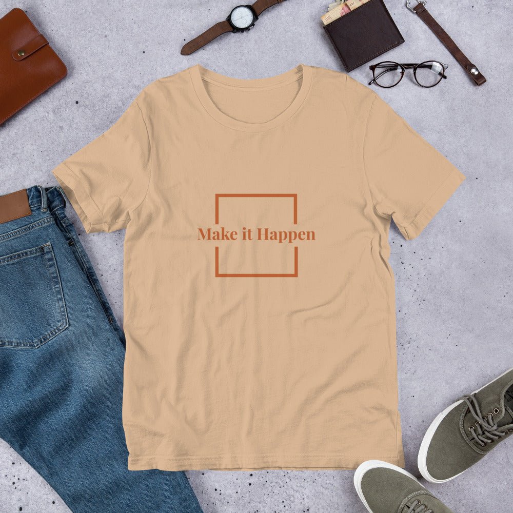 Make It Happen Unisex Soft T-Shirt - White Billiards