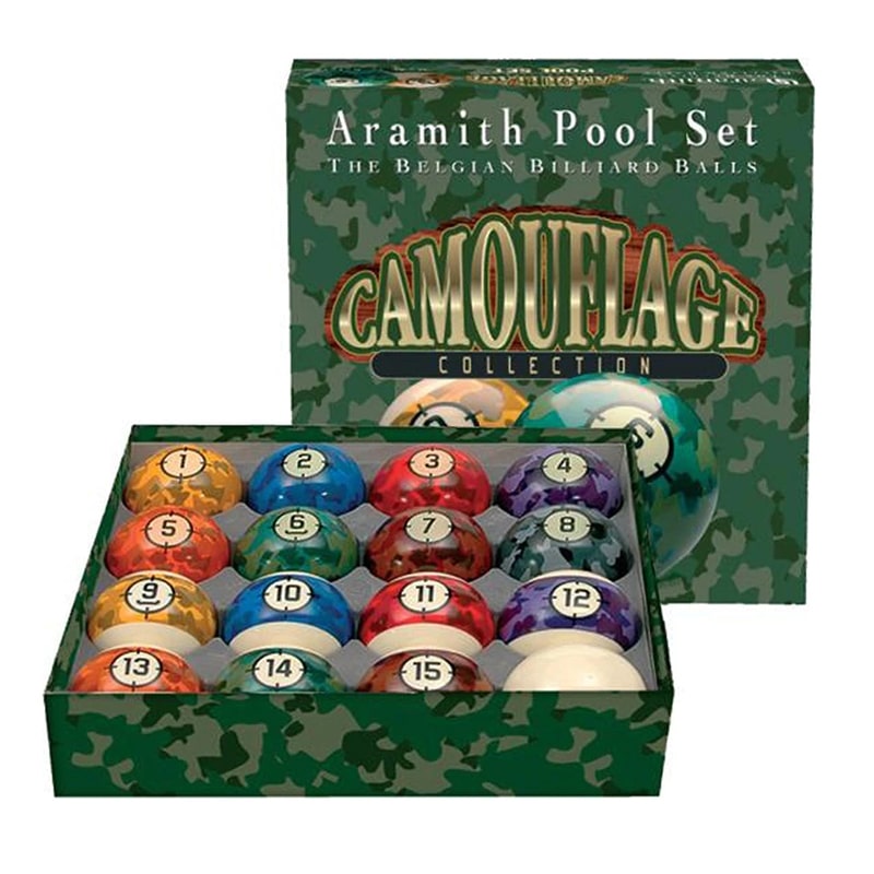 ARCS Aramith Camouflage Collection Billiard Ball Set