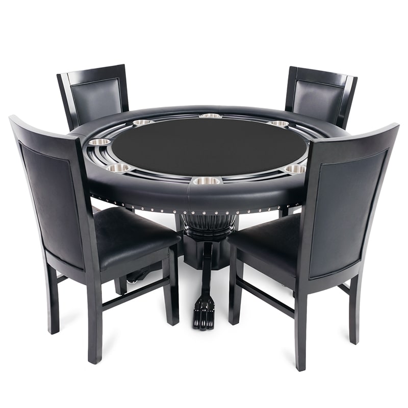 BBO Nighthawk Premium Poker Table - White Billiards