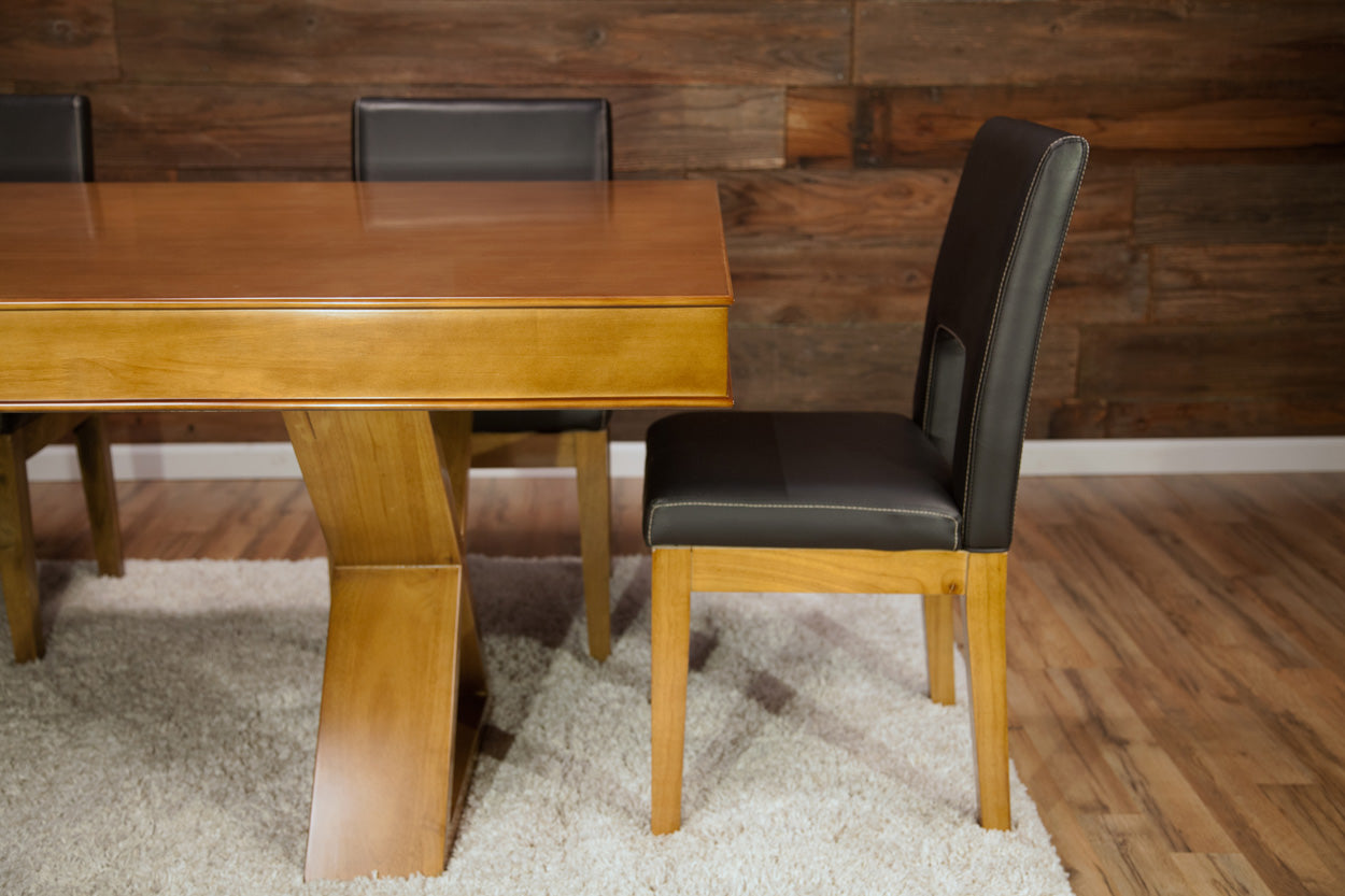 BBO Poker Rustic Walnut Helmsley Chairs