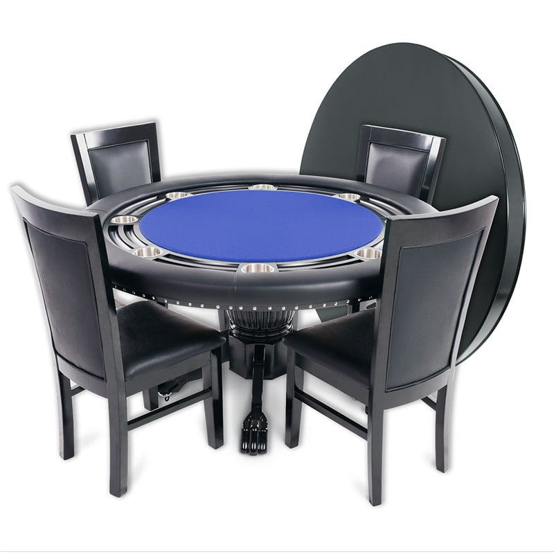 BBO Nighthawk Premium Poker Table - White Billiards