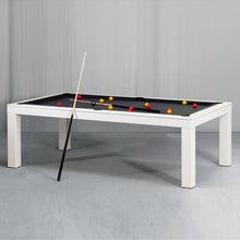 Load image into Gallery viewer, White Billiards Alpha Modern Slate Pool Table