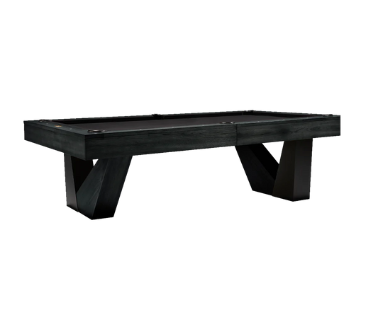 American Heritage Annex Modern Slate 8' Pool Table - Black Ash