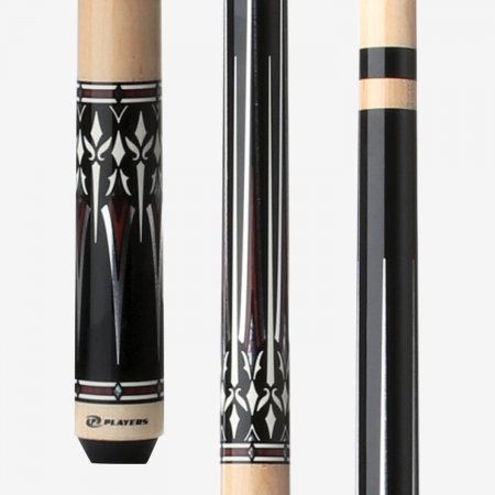 G3402 Players® Cocobolo Silver & Mother of Pearl Graphic Accents Pool Cue