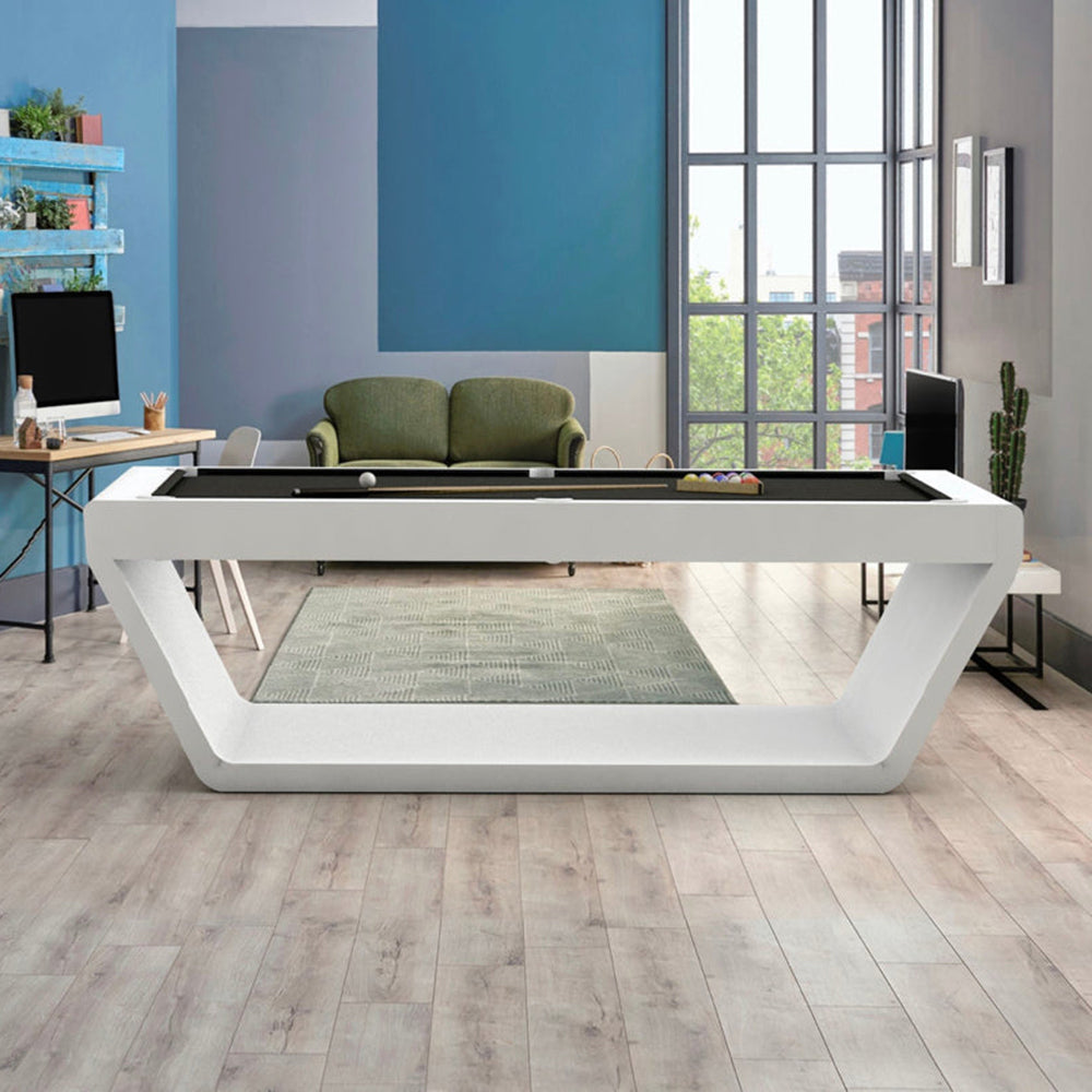 The Sofia Modern Slate Pool Table By White Billiards