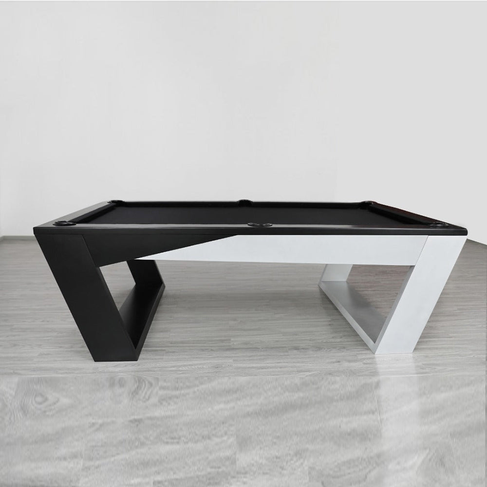 White Billiards Valenti Modern Slate Pool Table