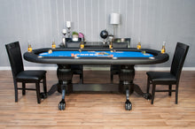 Load image into Gallery viewer, BBO Poker Elite Mahogany Poker Table with Black Racetrack