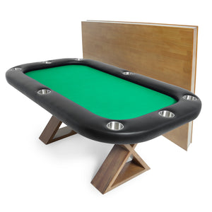 BBO Poker Helmsley Poker Table with Full Armrest & Dining Top