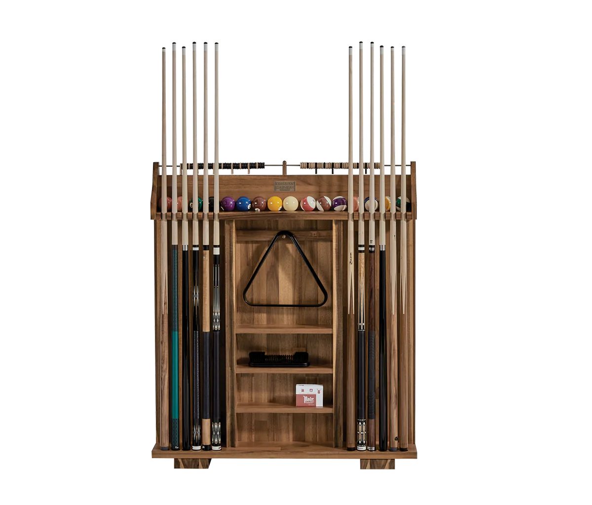 American Heritage Knoxville Freestanding Cue Rack - Acacia