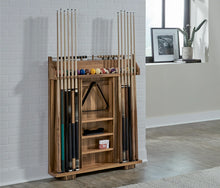 Load image into Gallery viewer, American Heritage Knoxville Freestanding Cue Rack - Acacia