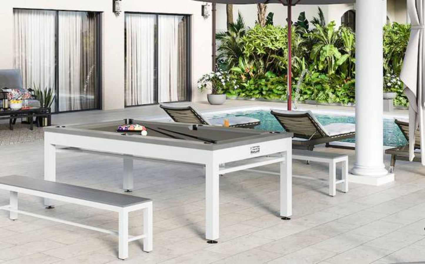 Spencer Marston Nantucket Outdoor Pool Table