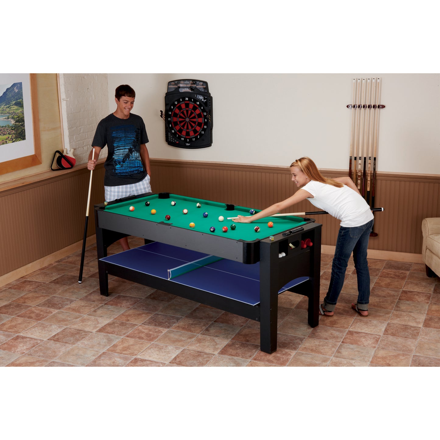 Fat Cat 3-in-1 6' Flip Multi-Game Table