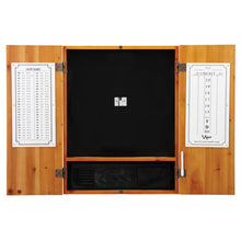 Load image into Gallery viewer, Viper Metropolitan Oak Steel Tip Dartboard Cabinet